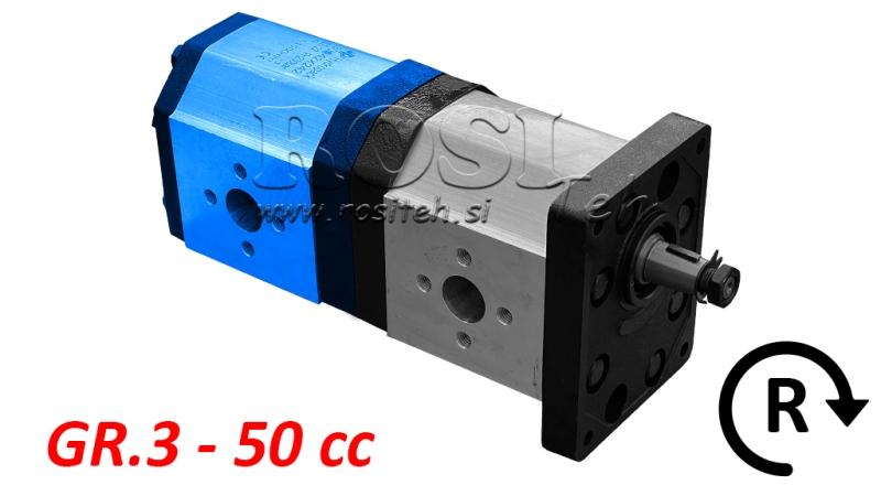 HÜDRAULILINE PUMP 30C50X242 TAGUMINE GR.3 50 CC PAREM