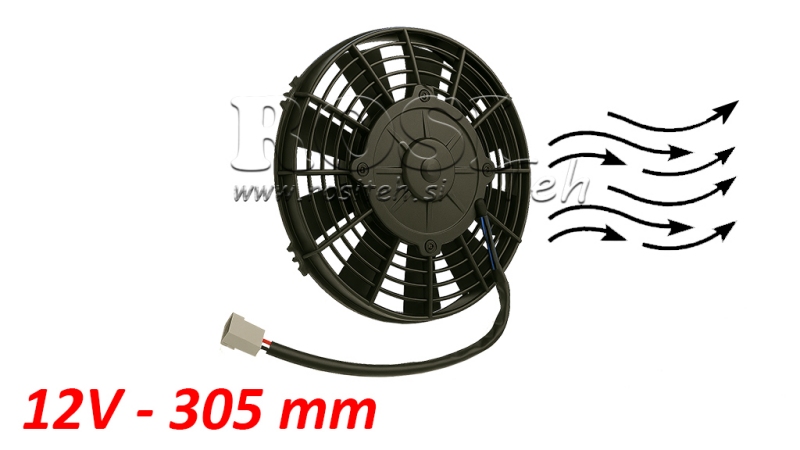 AXIÁLNY VENTILÁTOR 305MM PULL 12V