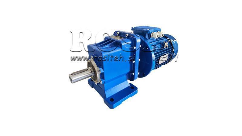 3FÁZISÚ 1.5kW-ELEKTROMOTOR ERC03 REDUKTORRAL MS90 56rpm