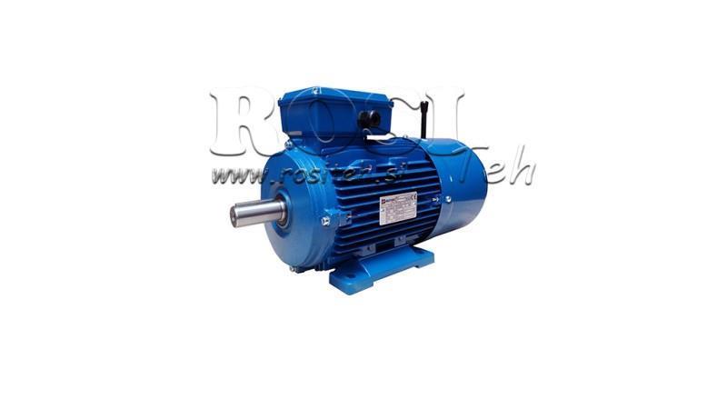 0.75kW-ELECTRIC MOTOR WITH BRAKE MSH 80 2-4_1380rpm 3Phase foot-B3