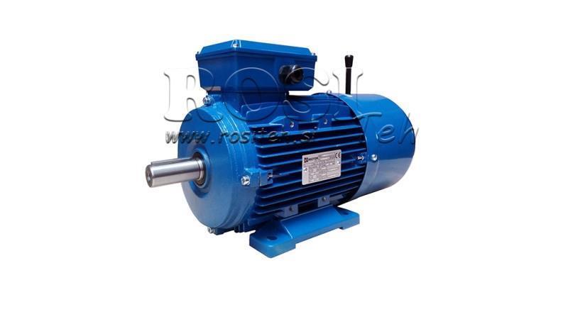 4kW-ЕЛЕКТРИЧЕСКИ МОТОР С ТОРМОЗ MSH100L3-4 4_1420rpm 3Фази крака-B3