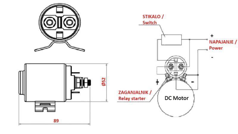 ЕЛЕКТРИЧЕСКИ СТАРТЕР 24V