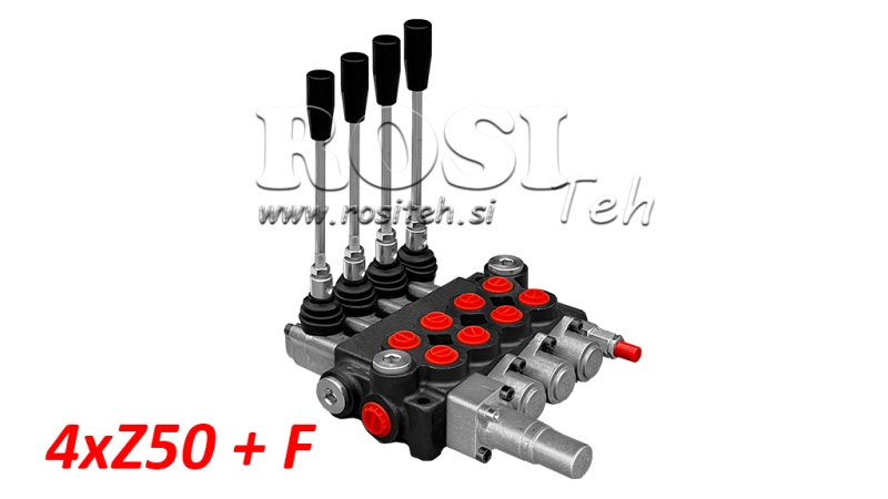 HIDRAULIČNI VENTIL 4xZ50 + PLIVAJUČI (za ralicu)