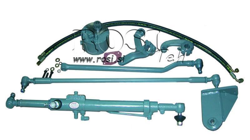 CONJUNTO DE DIREÇÃO HIDRÁULICA AUXILIAR MASSEY FERGUSON 135 - Eixo Modificado
