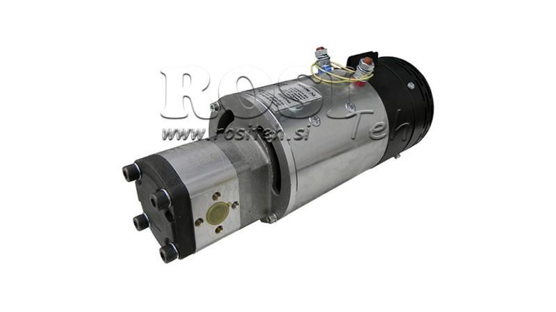 HYDRAULICKÁ ČERPADLO ZOSTAVA GR.2 - 10cc ELEKTRICKÝ MOTOR 24V - 4.5kW