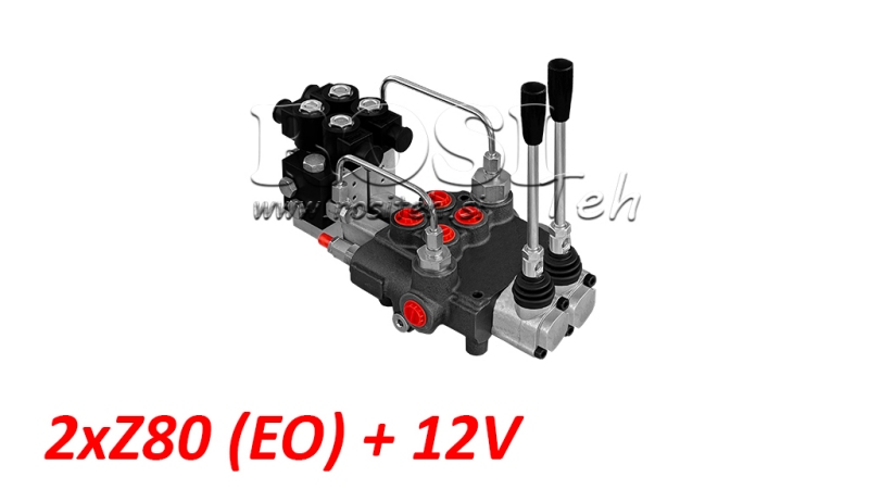 HIDRAVLIČNI VENTIL 2xZ80 - EO+12V
