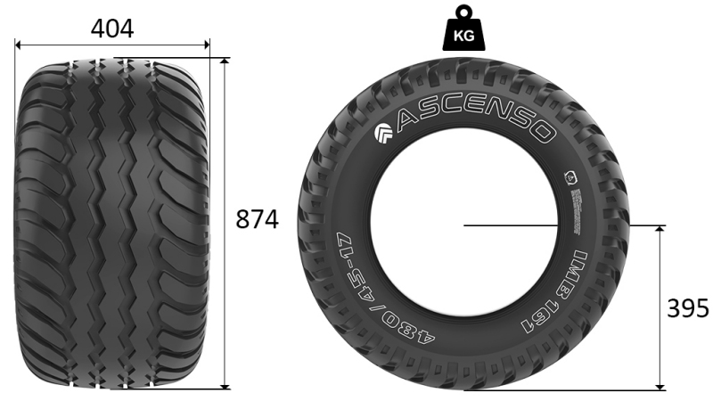 400/60-15,5 TIRE AW708 14PL