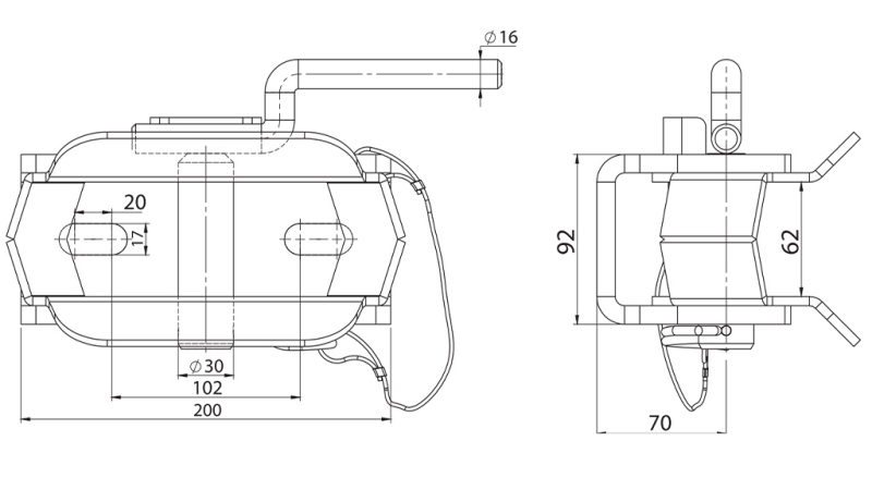 ENGATE SEMI-CIRCULAR FIXO - CERTIFICADO E