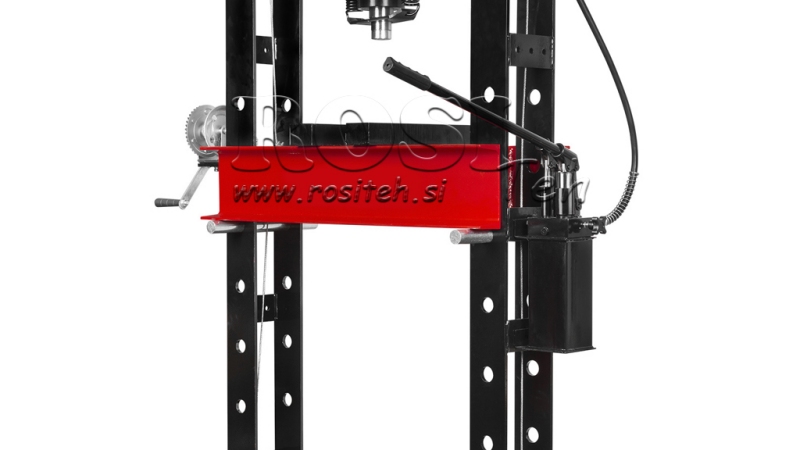 РАБОТИЛНИЧНА ХИДРАВЛИЧНА ПРЕСА ЗА ЛАГЕРИ 50Т - двускоростна
