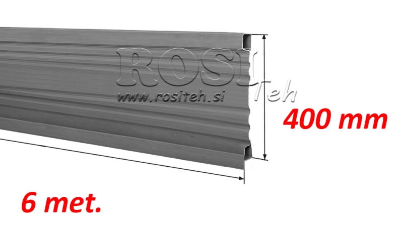 MALAS TIPPER PUSKRAVAS MAŠĪNAI 6 MET. - AUGSTUMS 400 MM