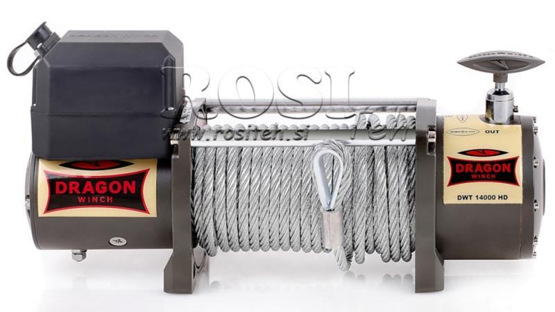 TREUIL ÉLECTRIQUE 24 V DWT 14000 HD - 6350 kg