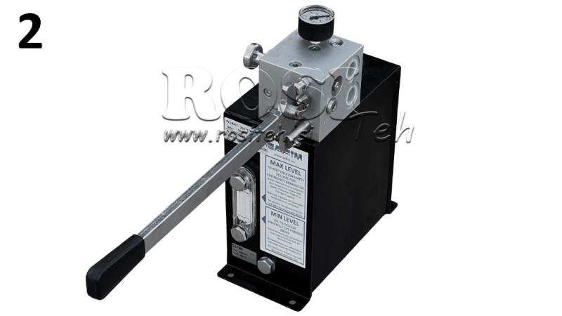 HÜDRAULILINE RVBR AUTOMATNE KLAPP SPRING CYLINDERIGA, MIS ON VARUSTATUD PAAGIGA JA EMERGEERIMISHAARDIGA