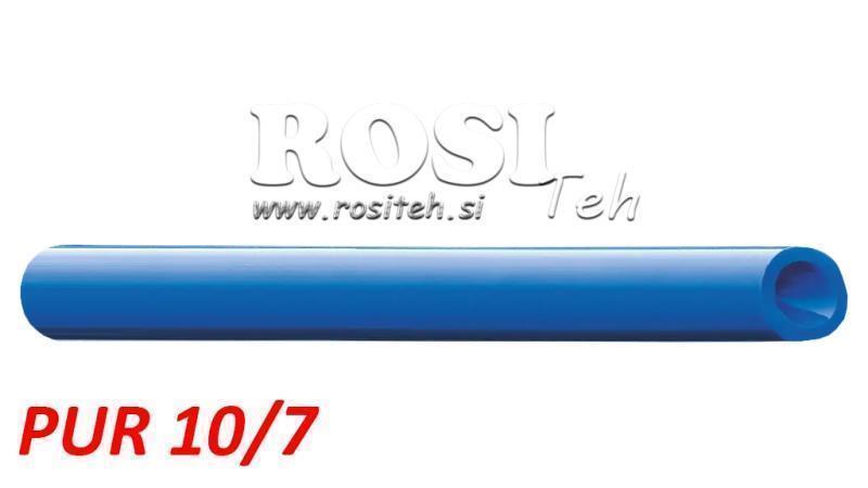 PU 10/7 PUR BLÅ LUFTSLANG POLYURETAN