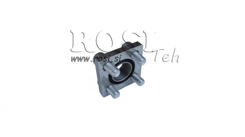 Caurules savienojums 3/8 - plakana flanša fi 30