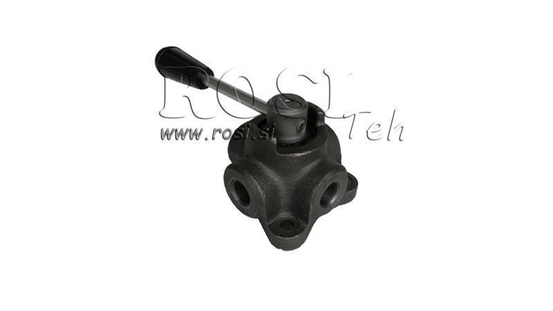 MANUAL 4-WAY VALVE IF 3/8 - 35lit