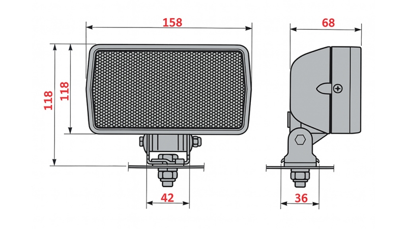 TRAKTORIN TYÖVALO COBO HALOGEENI