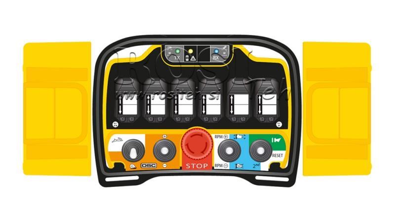 CONTROL REMOTO POR RADIO - PROPORCIONAL - ZEUS2 M6 10019 Estándar