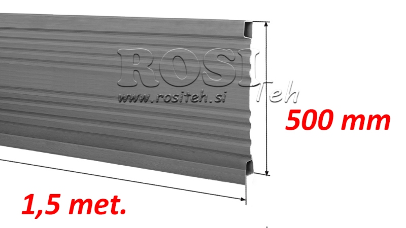 TRAILER SIDE PANEL 1.5 MET. - HEIGHT 500 MM