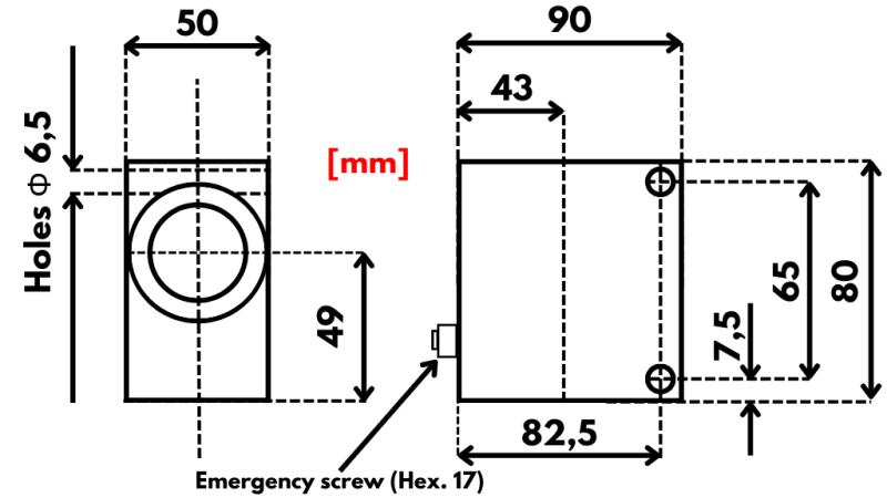 OBUDOWA DLA ZAWORU HYDRAULICZNEGO 2-DROGOWEGO REXROTH 1 150-LIT