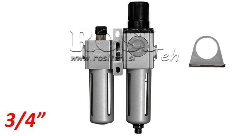 PNEUMATYCZNA JEDNOSTKA PRZYGOTOWAWCZA 600 G3/4 40µ 0-10b