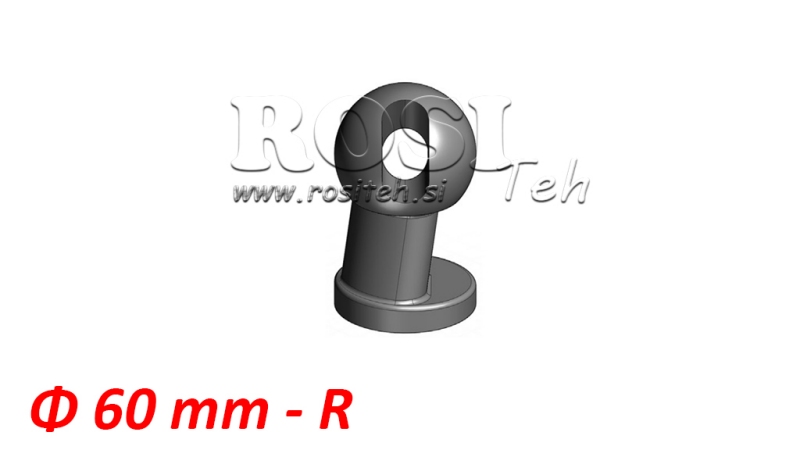 BOLA DE VOLQUETE DE LA CAJA Φ 60 TRASERA DERECHA