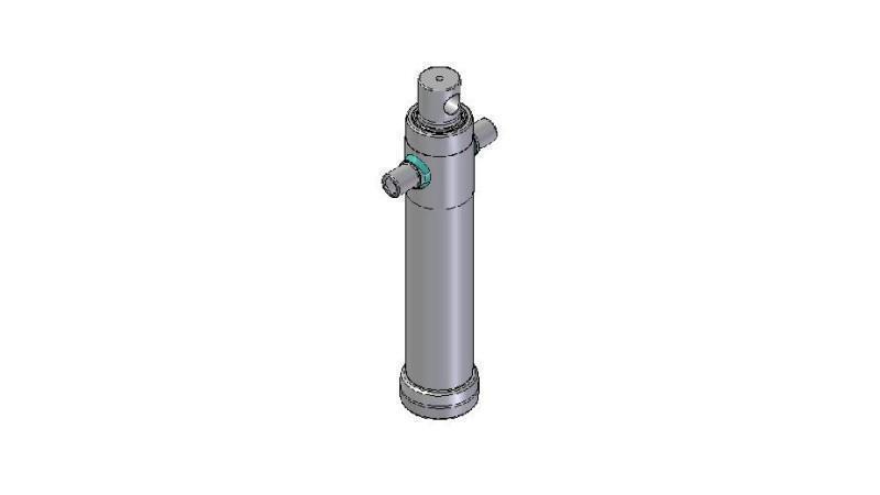 3025F -STANDARDOWY CYLINDER TELESKOPOWY/OTWÓR 2 ETAPY SKOKU 895 ŚREDNICA 95