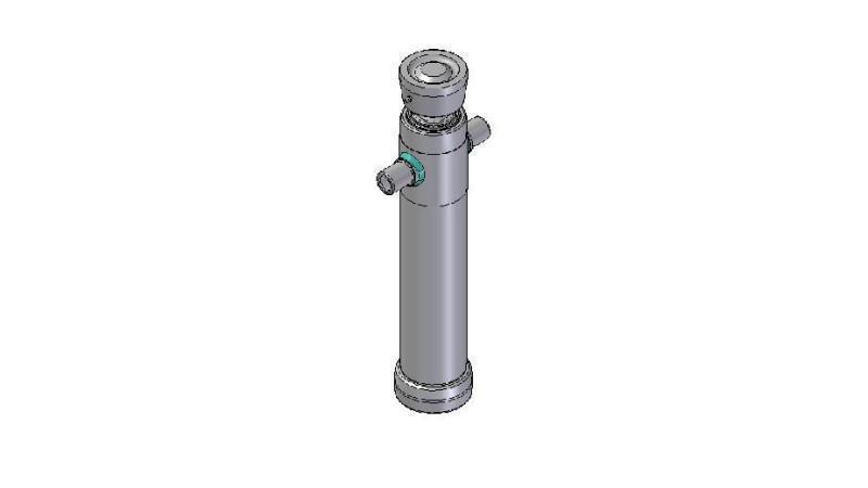 3025S - TELESCOPIC CYLINDER STANDARD/BALL 2 STAGES STROKE 895 DIAMETER 95
