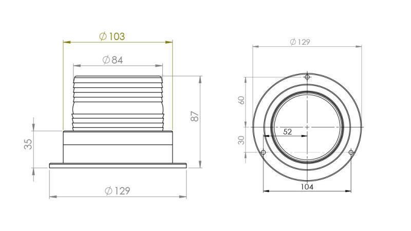 LUMIÈRE ROTATIVE LED MAGNÉTIQUE 12V