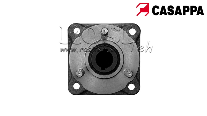 P.T.O. ADAPTER TIL GJUTJERN PUMPE ASAE HANN - 3 BOLTE