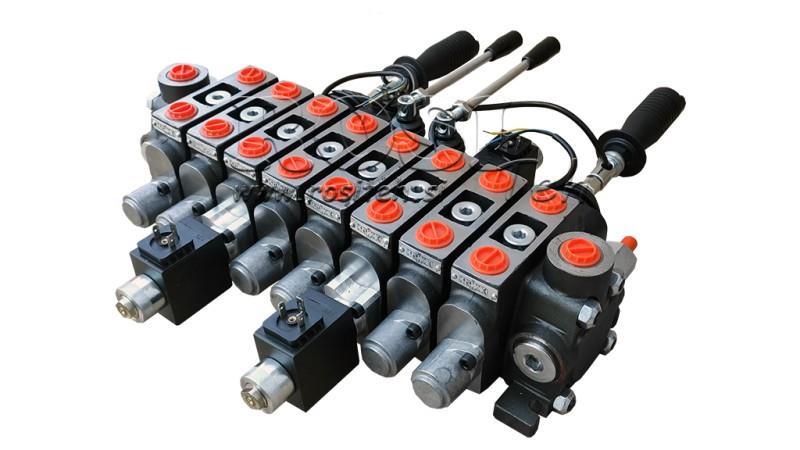 ΥΔΡΑΥΛΙΚΗ ΒΑΛΒΙΔΑ HIAB 8xPC70 2x JOYSTICK - ΗΛΕΚΤΡΙΚΟΣ ΕΛΕΓΧΟΣ 12V