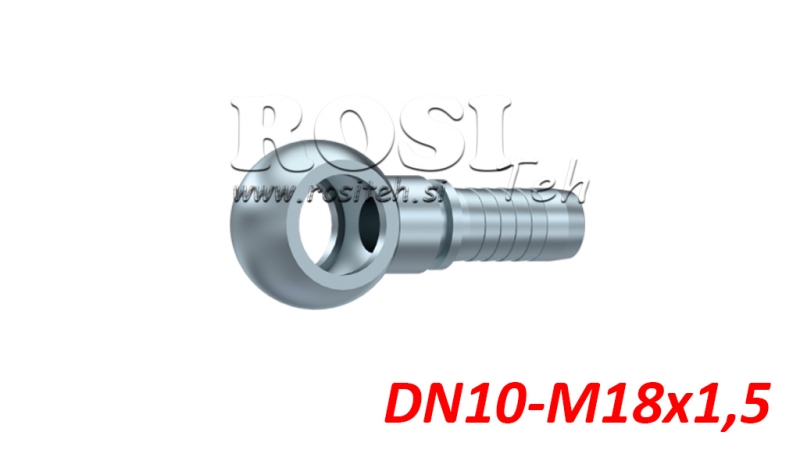 POŁĄCZENIE HYDRAULICZNE OCZKO DN10-M18X1,5