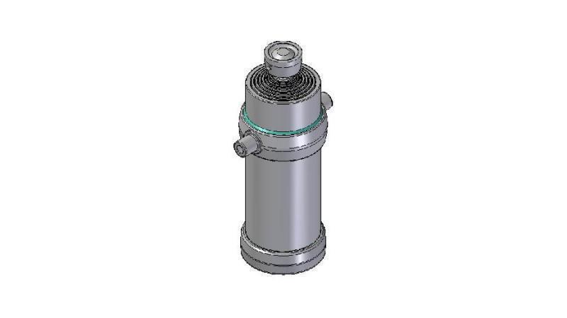 8025S - TELESCOPIC CYLINDER STANDARD/BALL 8 STAGES TRAVEL 3330 DIAMETER 215