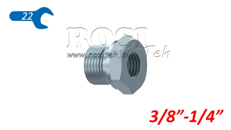 HYDRAULICKÝ ADAPTÉR MUŽ-FENA 3/8-1/4