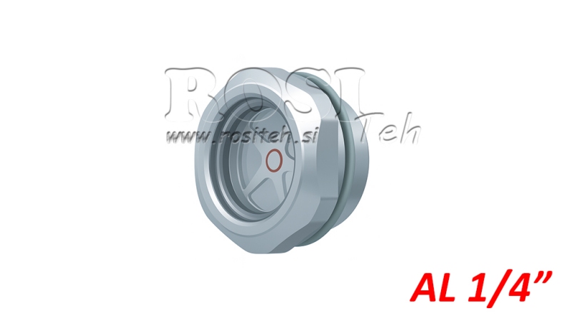 ΔΕΙΚΤΗΣ ΕΠΙΠΕΔΟΥ ΥΔΡΑΥΛΙΚΟΥ ΛΑΔΙΟΥ ΜΕ ΤΕΛΕΙΑ AL 1/4