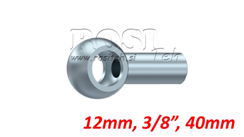 CAURULE AR BANDŽO UZGALI 3/8 40mm
