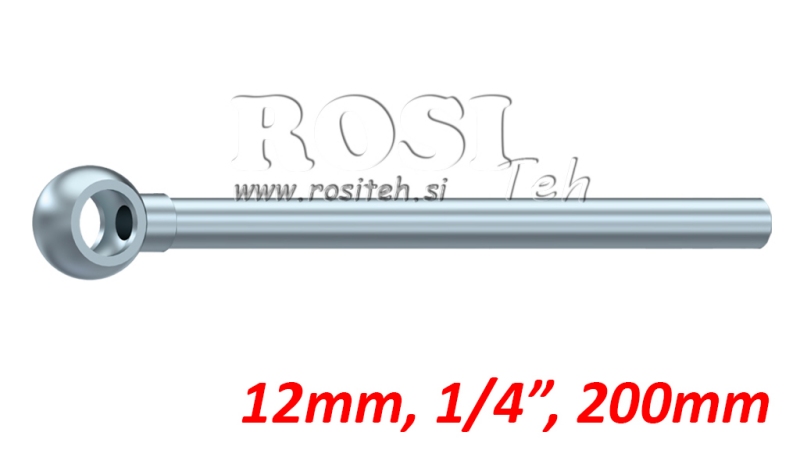 METĀLA ŠĻŪTENE BANJO 12mm 1/4 200mm