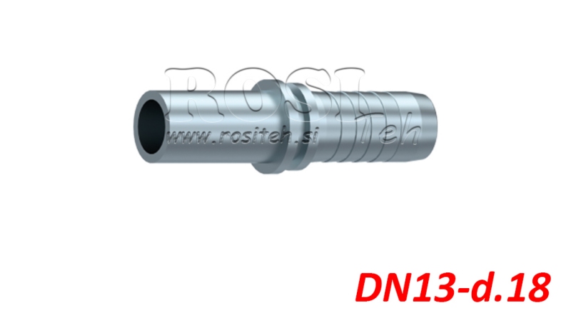HÜDRAULINE ÜHENDUS TORU ÜLEMINEK OTSE DN13-d.18