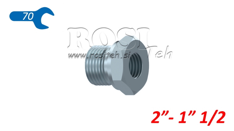 HYDRAULICKÝ ADAPTÉR MUŽ-FENALE 2- 1 1/2