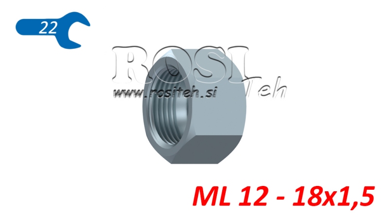 HYDRAULISCHE MOER ML 12 - 18X1.5