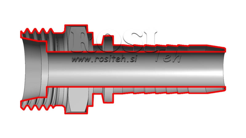 RACCORD HYDRAULIQUE CES 10 MALE DN6-M18X1,5