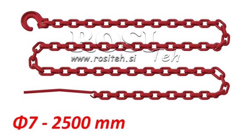 METSÄTALOUSTEKETJU KOKO 7-2500MM