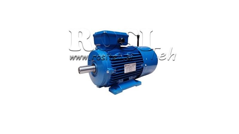 0,37kW-ELEKTRO MOTOR Z ZAVORO MSH 71 2-4_1370vrt 3Faz nogice-B3