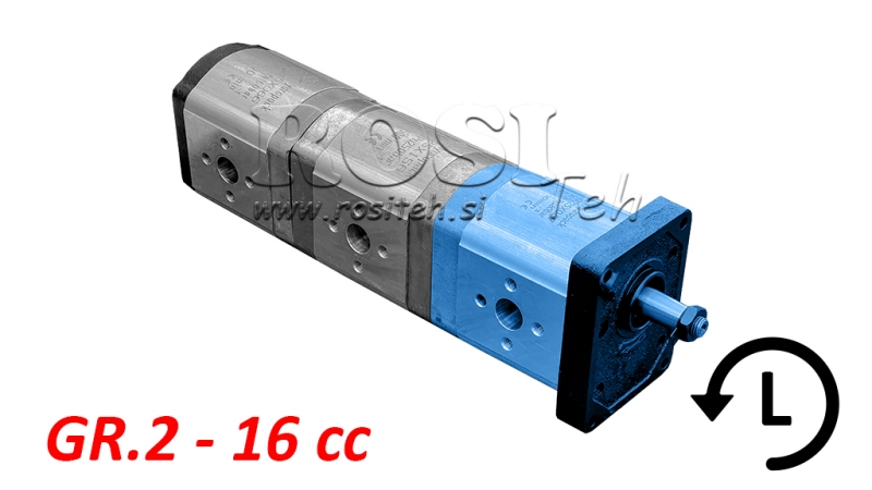 HIDRAVLIČNA ČRPALKA 20A16X067 FRONT GR.2 16 CC LEVA