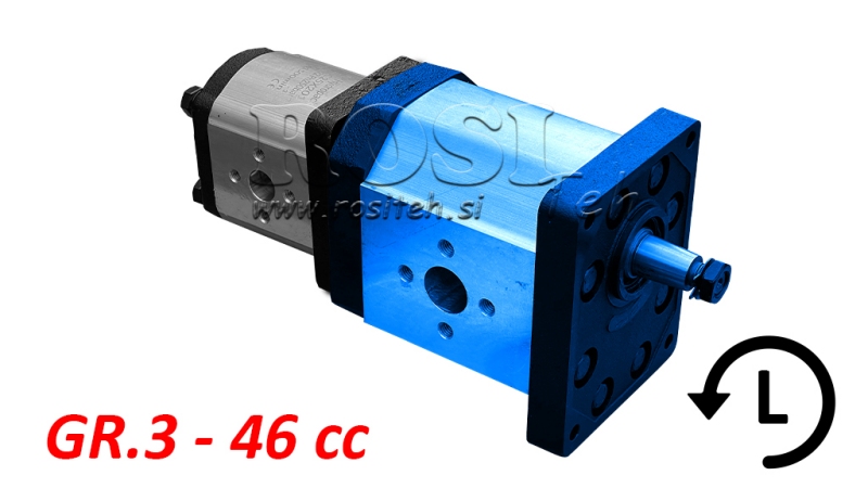 BOMBA HIDRÁULICA 30A46X198 PRIMEIRA GR.3 GR.2 46 CC ESQUERDA