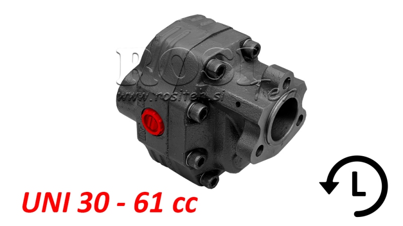 HYDRAULIC CAST IRON PUMP UNI30-61CC-200 BAR LEFT