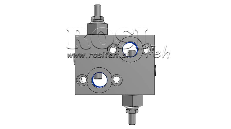 REGOLATORE DI PRESSIONE IDRAULICA 10-180 BAR PER MOTORE IDRAULICO MP-MR-MH