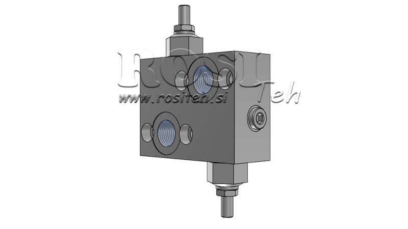 REGULADOR DE PRESSÃO HIDRÁULICA 10-180 BAR PARA MOTOR HIDRÁULICO MP-MR-MH