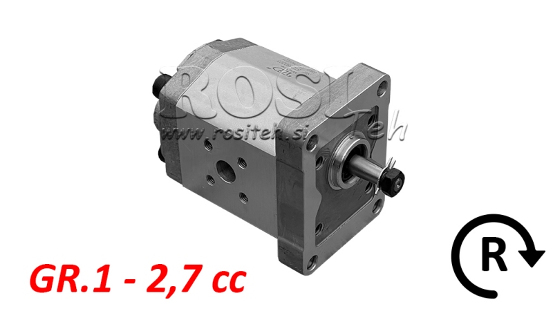 BOMBA HIDRÁULICA GR.1 2.7 CC DIREITA - FLANGES