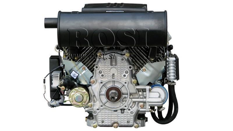 bensinmotor 614cc-14.9kW-3,600 RPM-E-KW25.4x72-elektrisk start