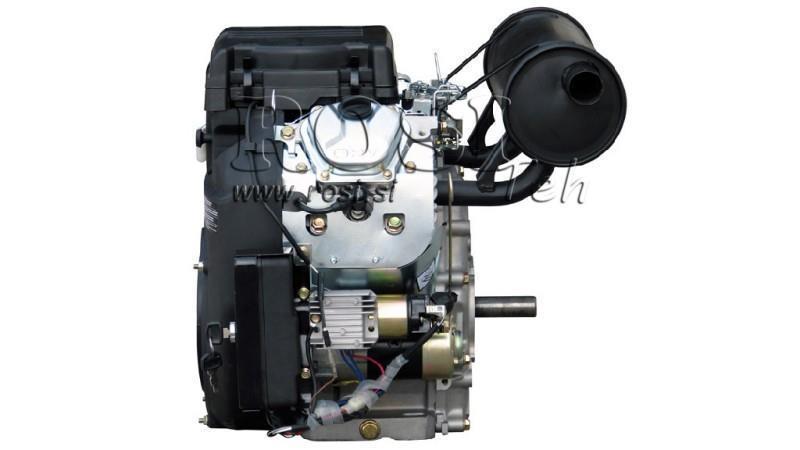 bensinmotor 614cc-14.9kW-3,600 RPM-E-KW25.4x72-elektrisk start